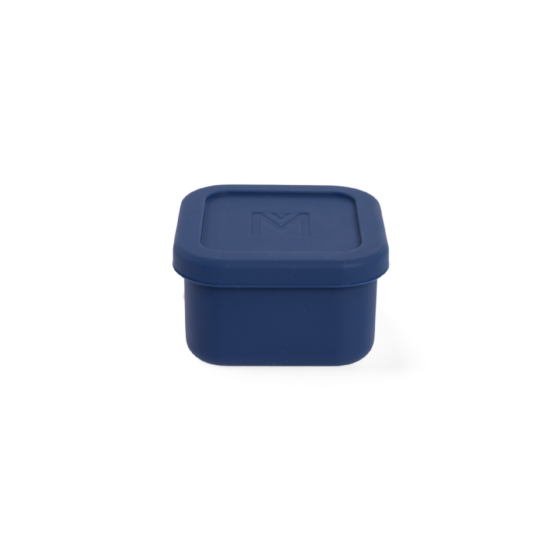 MontiiCo Silicone Snack Tub - Navy