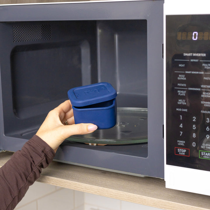 MontiiCo Silicone Snack Tub - Navy