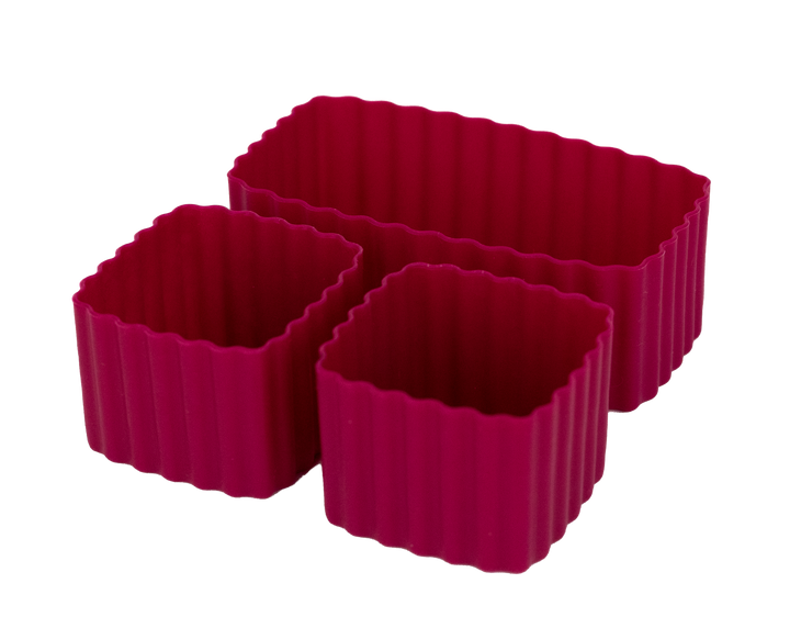 MontiiCo Bento Three & Two Lunch Box Bundle - Bonus Cups - Galactic