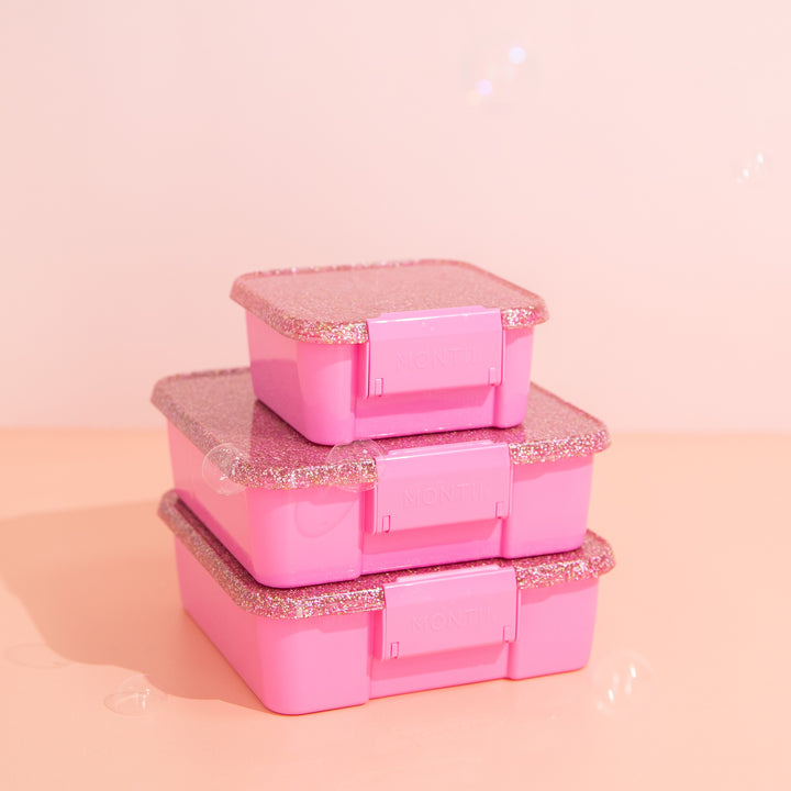 MontiiCo Bento Five Lunch Box - Floss GLITTER