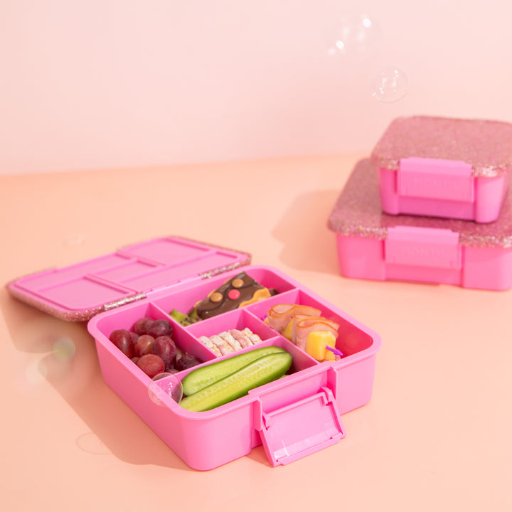 MontiiCo Bento Five Lunch Box - Floss GLITTER
