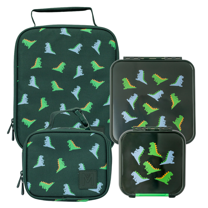 MontiiCo Bento Lunch + Snack Bundle - Dinosaur