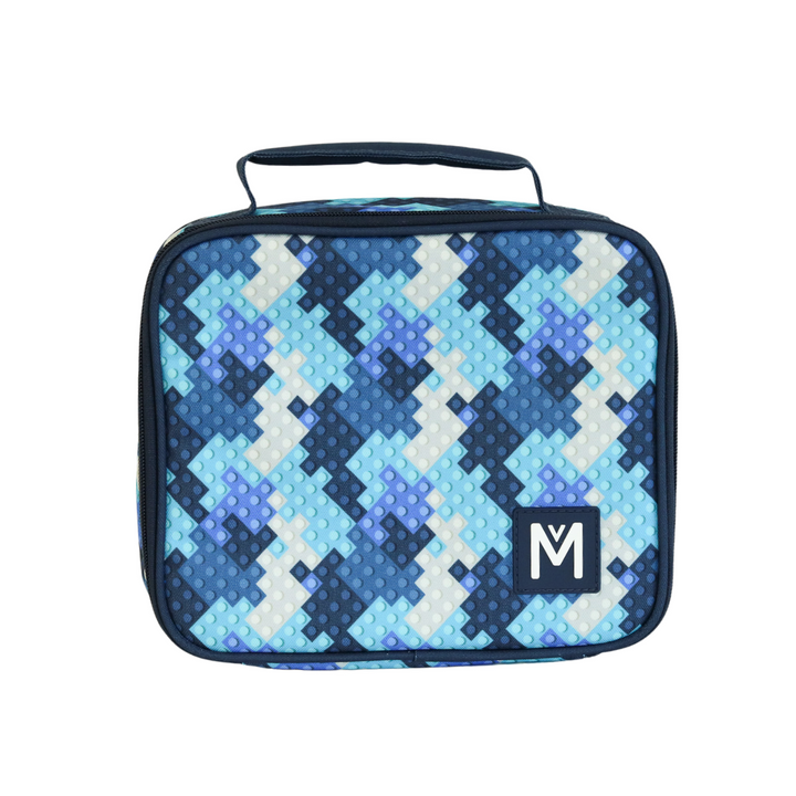 MontiiCo Insulated Medium Lunch Bag - Block Land