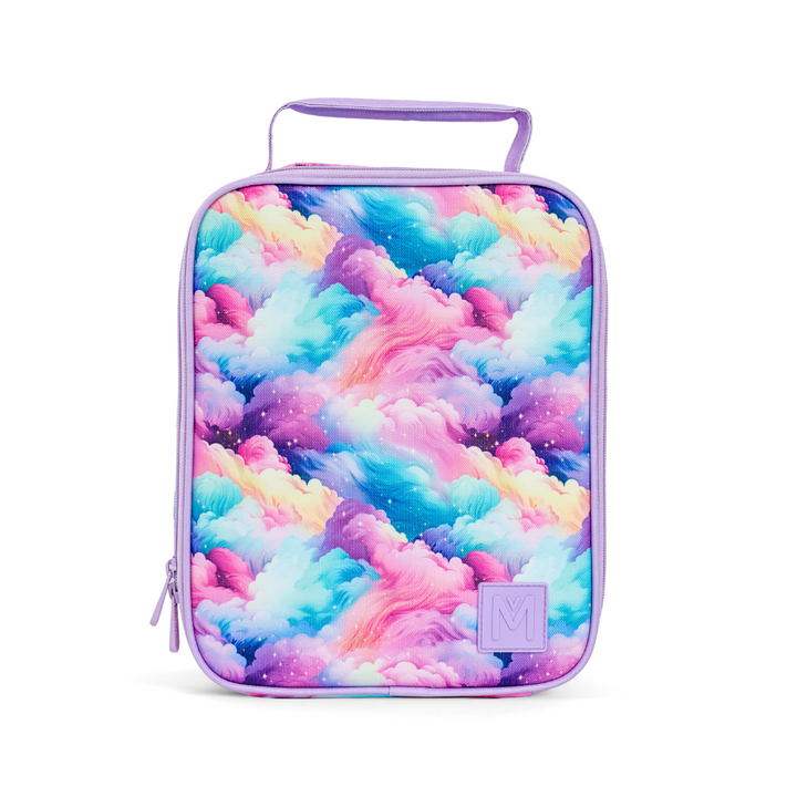 PRE-ORDER - MontiiCo Large Insulated Lunch Bag & Ice Pack - Candy Clouds