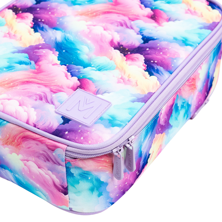 PRE-ORDER - MontiiCo Large Insulated Lunch Bag & Ice Pack - Candy Clouds