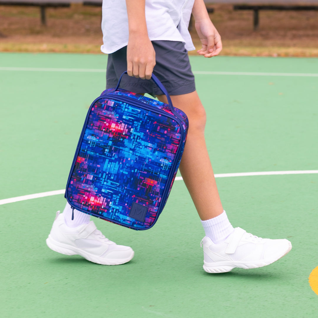PRE-ORDER - MontiiCo Large Insulated Lunch Bag & Ice Pack - Cosmos