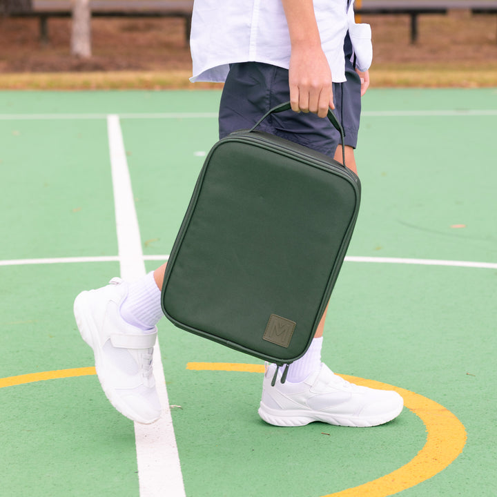 PRE-ORDER - MontiiCo Large Insulated Lunch Bag & Ice Pack - Khaki