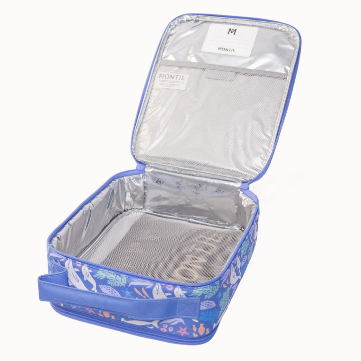 PRE-ORDER - MontiiCo Large Insulated Lunch Bag - Dolphin Dreams