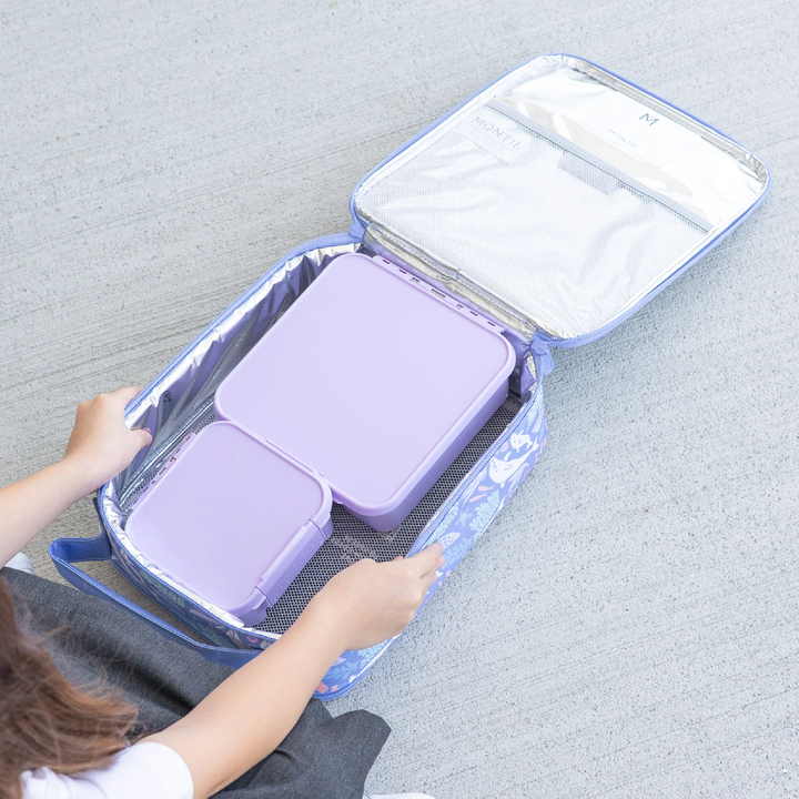 PRE-ORDER - MontiiCo Large Insulated Lunch Bag - Dolphin Dreams