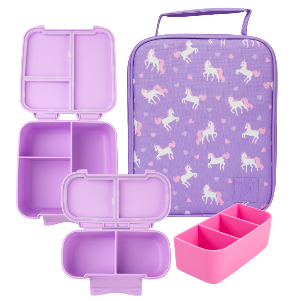 MontiiCo Large Lunch Bundle - Unicorn