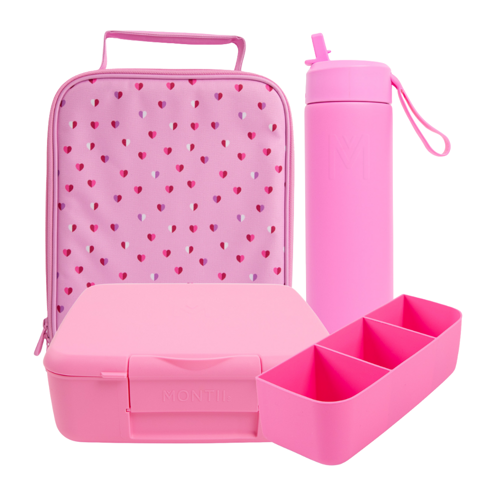 PRE-ORDER - MontiiCo Large Lunch Bundle - Sweetheart - FREE SHIPPING