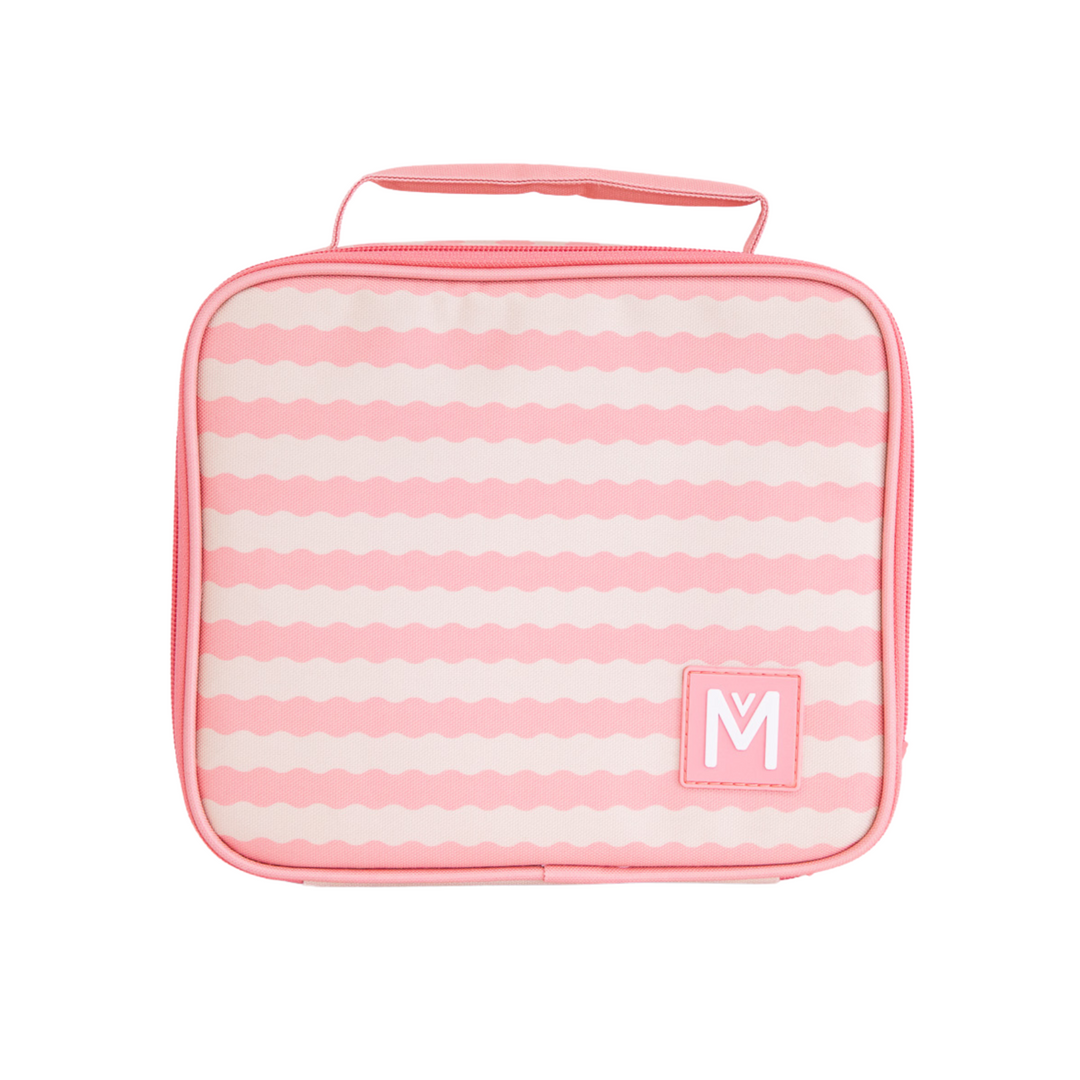 MontiiCo Insulated Medium Lunch Bag - Ripple Camellia