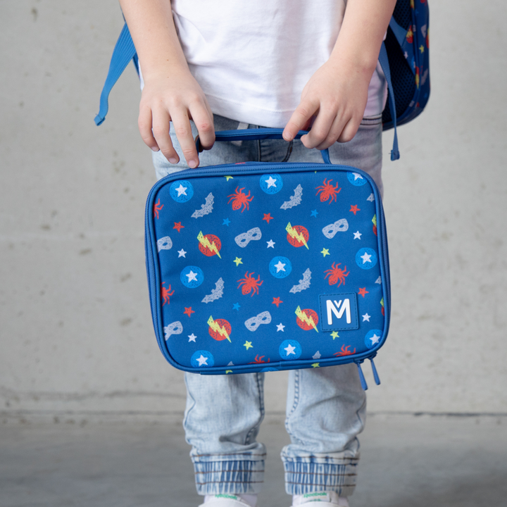 MontiiCo Insulated Medium Lunch Bag - Superhero