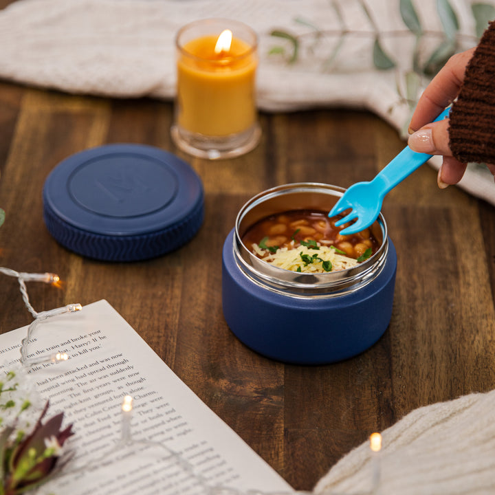 MontiiCo Insulated Food Jar - Mini - Navy