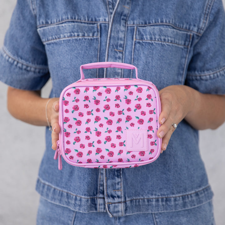 MontiiCo Mini Insulated Lunch Bag - Rose Garden