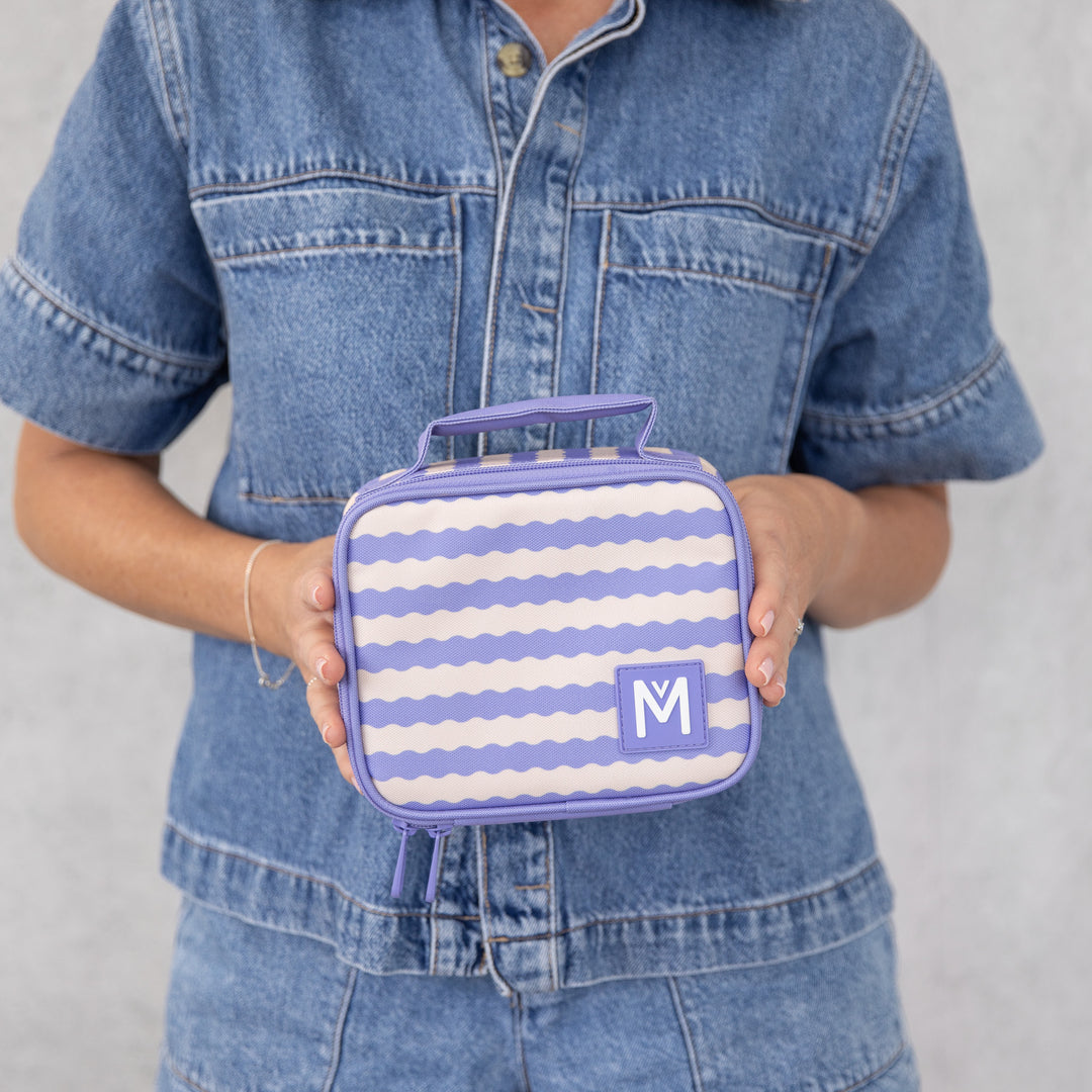 MontiiCo Mini Insulated Lunch Bag - Ripple Cloud