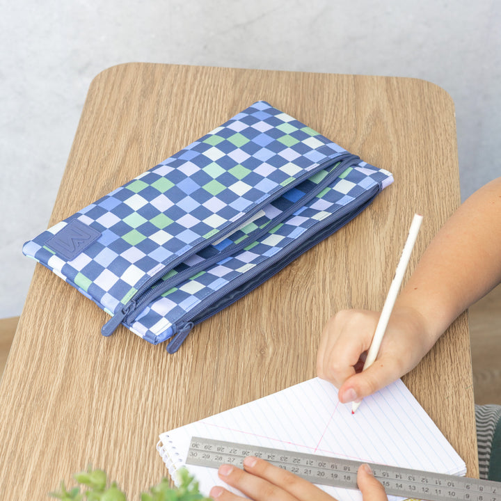 PRE-ORDER - MontiiCo Pencil Case - Checkmate