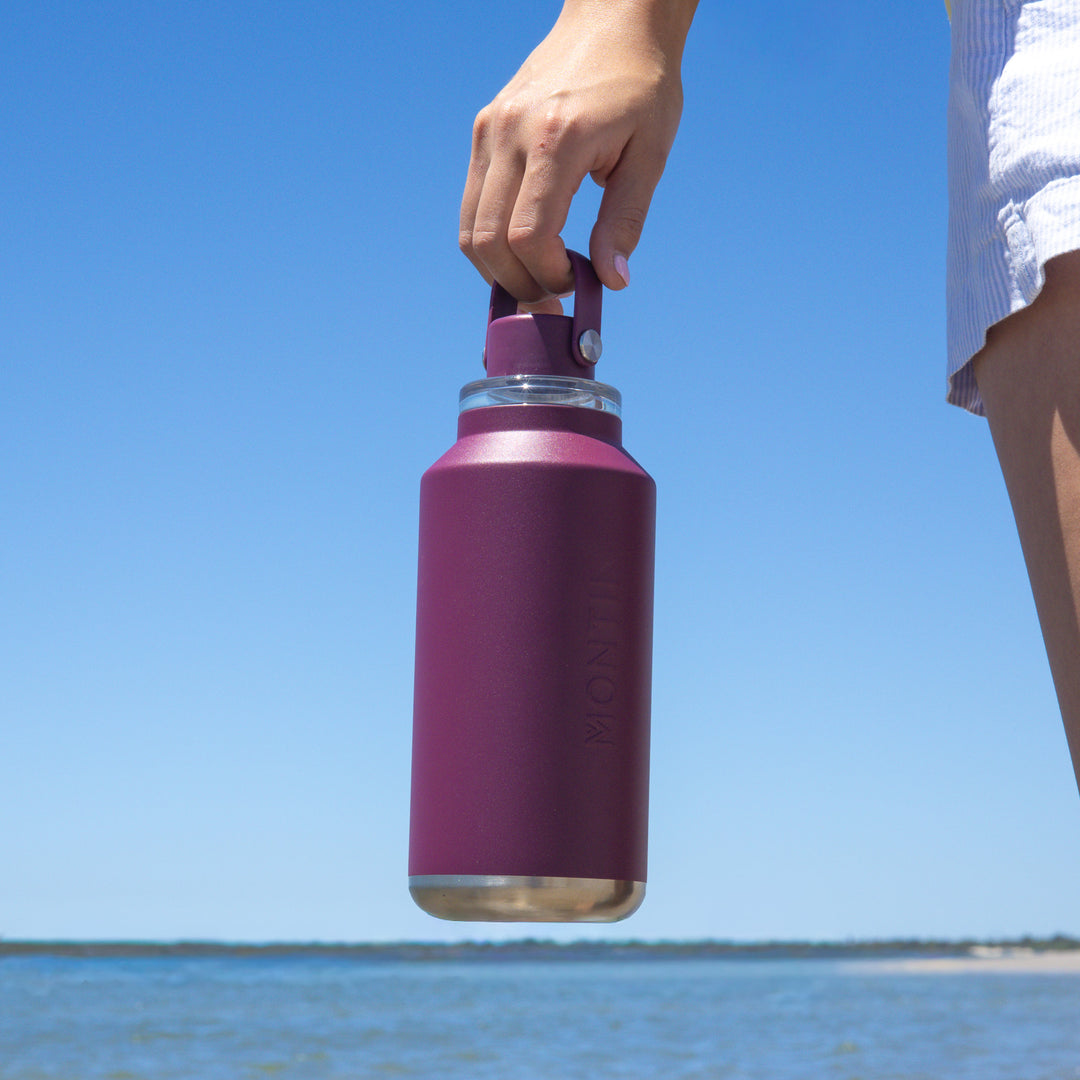 MontiiCo Quench Drink Bottle - 1L - Ruby