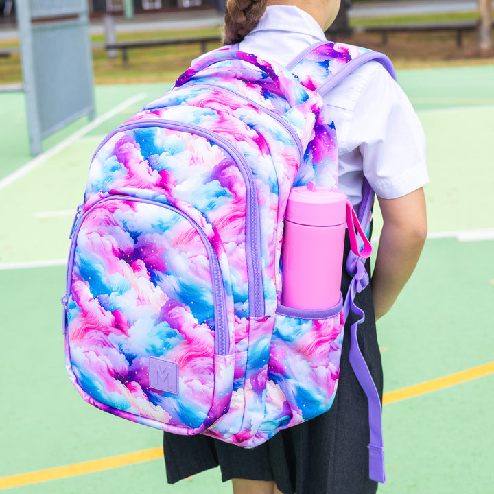 PRE-ORDER - MontiiCo School Bag - Candy Clouds