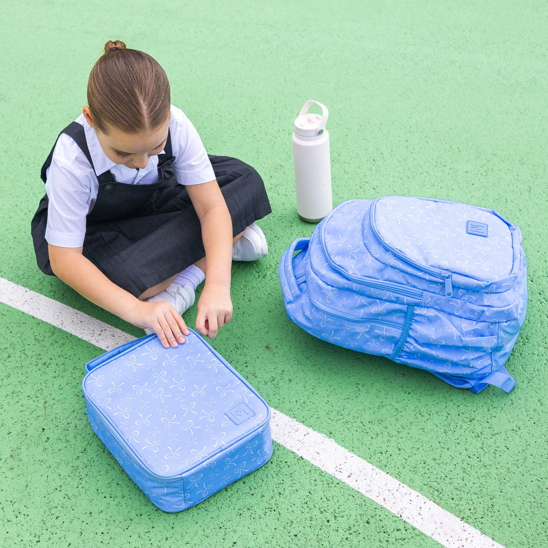 PRE-ORDER - MontiiCo Large Insulated Lunch Bag & Ice Pack - Darling Bows