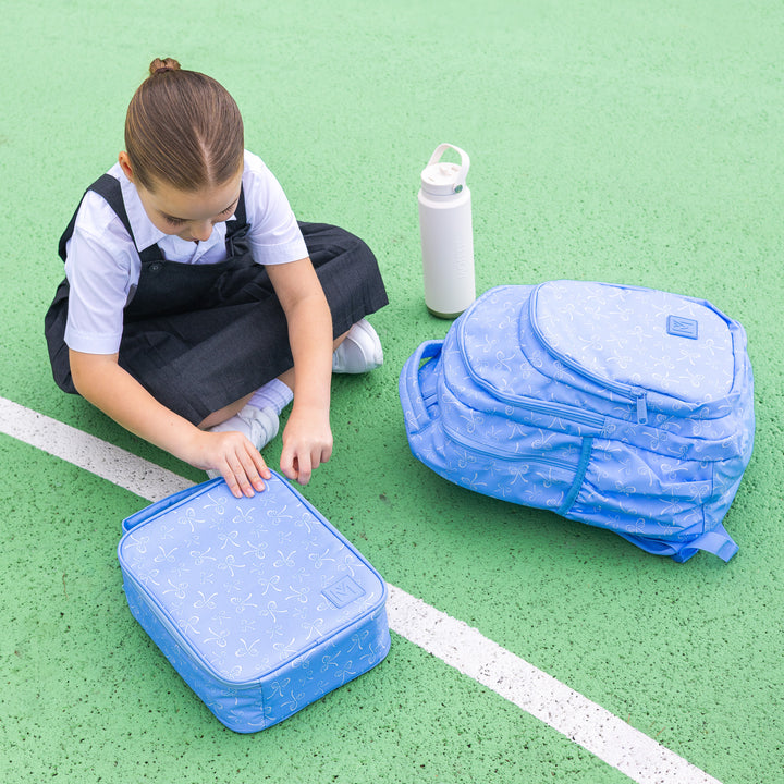 PRE-ORDER - MontiiCo Large Insulated Lunch Bag & Ice Pack - Darling Bows