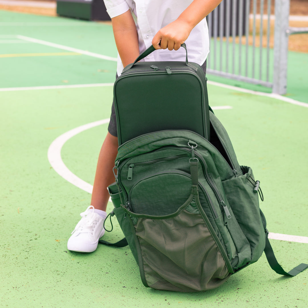 PRE-ORDER - MontiiCo Large Insulated Lunch Bag & Ice Pack - Khaki