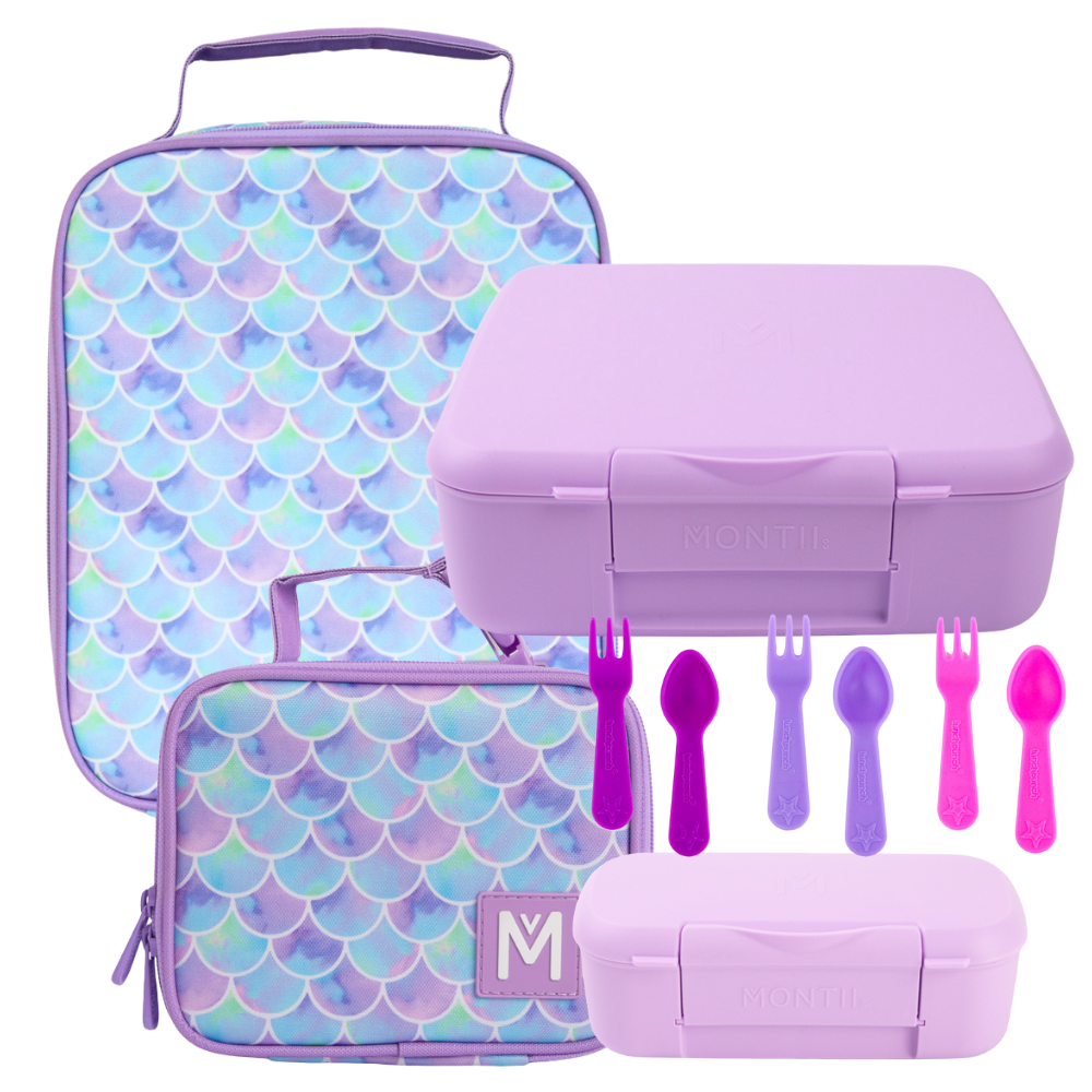 PRE-ORDER - MontiiCo Lunch + Snack Bundle - Sea Shine - FREE SHIPPING