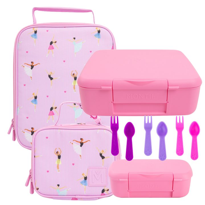 PRE-ORDER - MontiiCo Lunch + Snack Bundle - Twirl - FREE SHIPPING