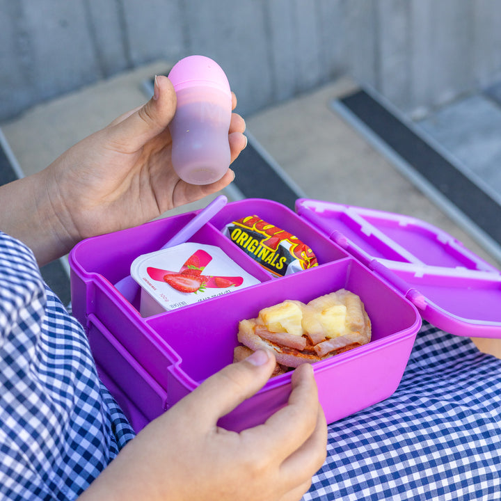 MontiiCo Silicone Sauce Bottle Set - Floss & Lilac