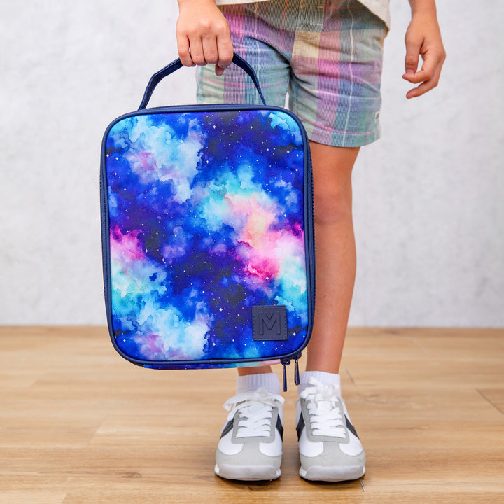 MontiiCo Large Lunch Bag & Sipper Bottle Bundle - Starlight
