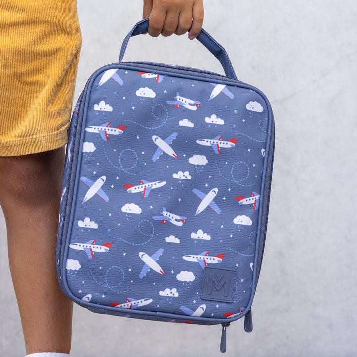 MontiiCo Large Insulated Lunch Bag - Jetset