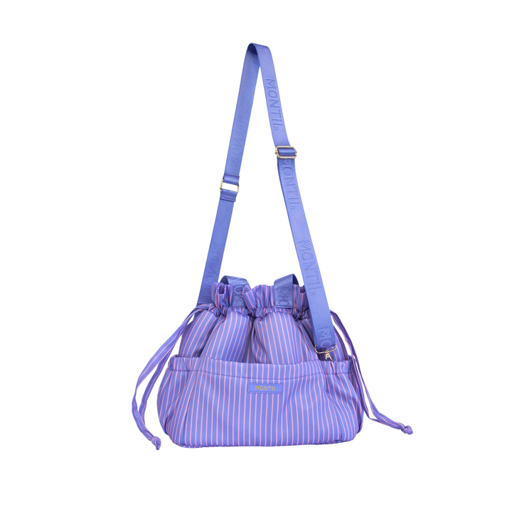 MontiiCo Insulated Lunch Tote Bag - Candy Stripe Cloud