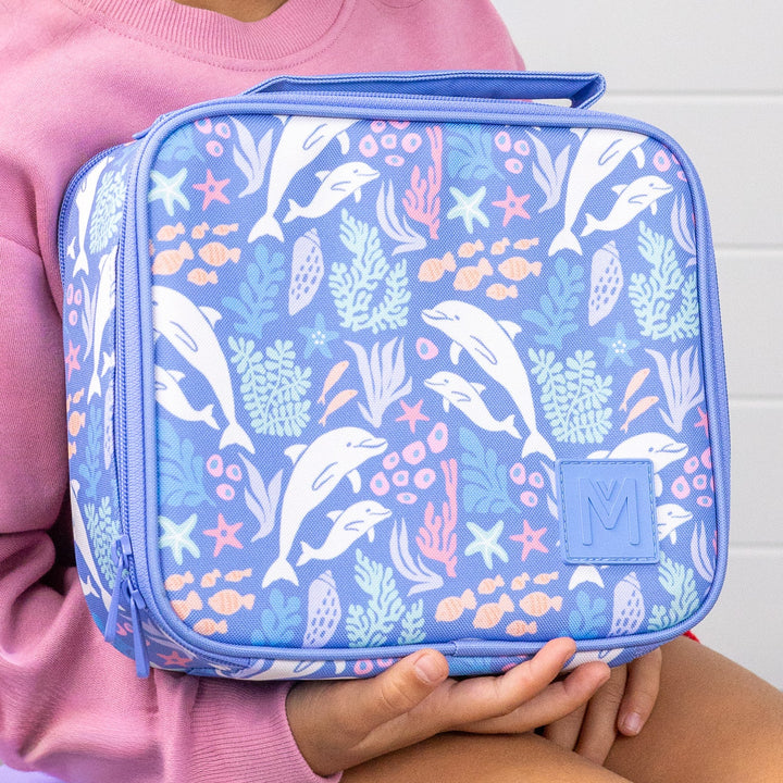 MontiiCo Insulated Medium Lunch Bag - Dolphin Dreams