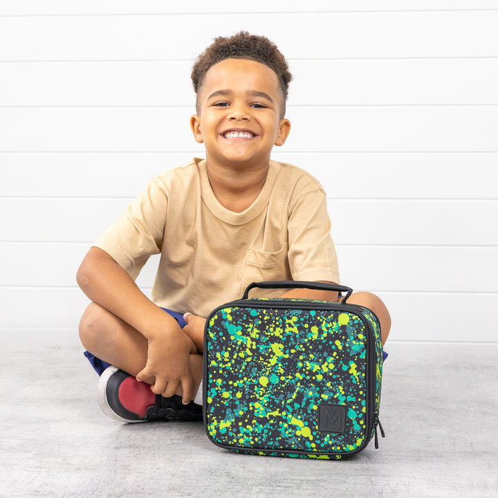MontiiCo Insulated Medium Lunch Bag - Splat