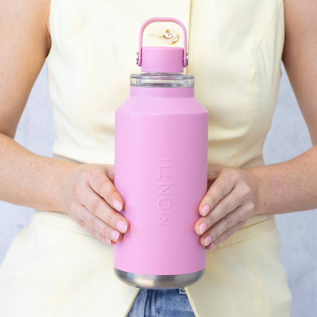 PRE-ORDER - MontiiCo Quench Drink Bottle - 1L - Bubblegum