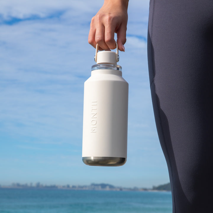 PRE-ORDER - MontiiCo Quench Drink Bottle - 1L - Cream