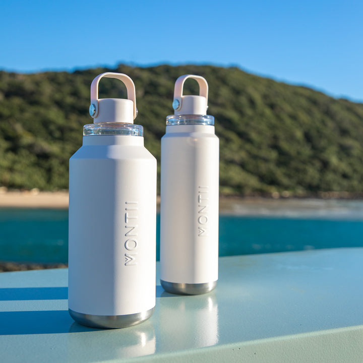 PRE-ORDER - MontiiCo Quench Drink Bottle - 700ml - Cream