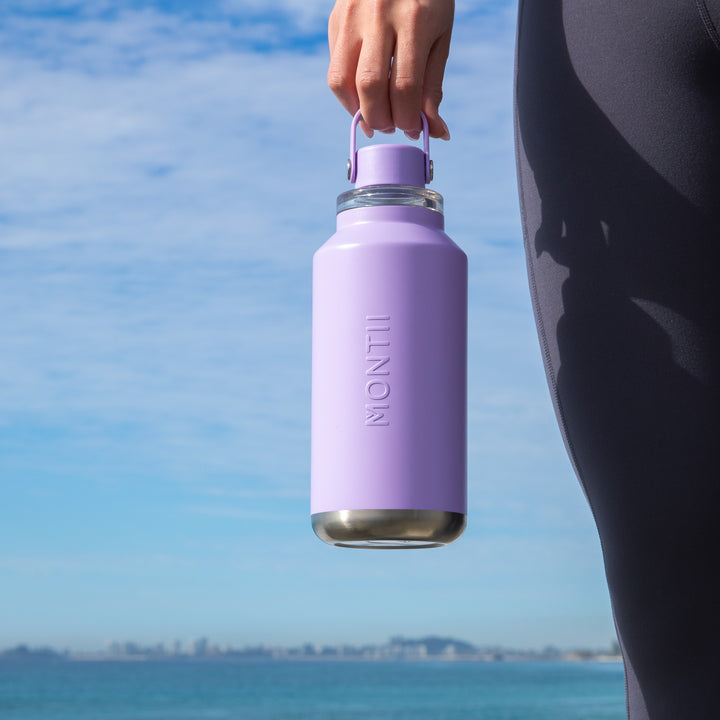 PRE-ORDER - MontiiCo Quench Drink Bottle - 1L - Lilac