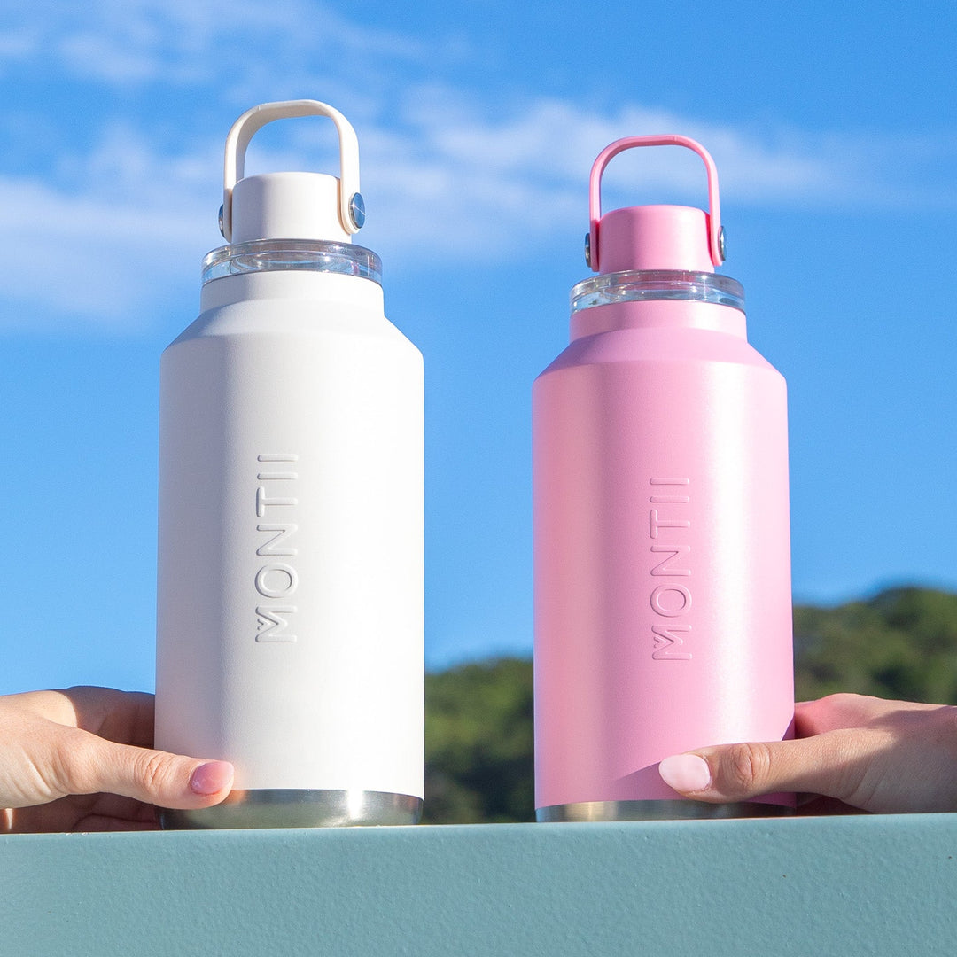 PRE-ORDER - MontiiCo Quench Drink Bottle - 1L - Cream