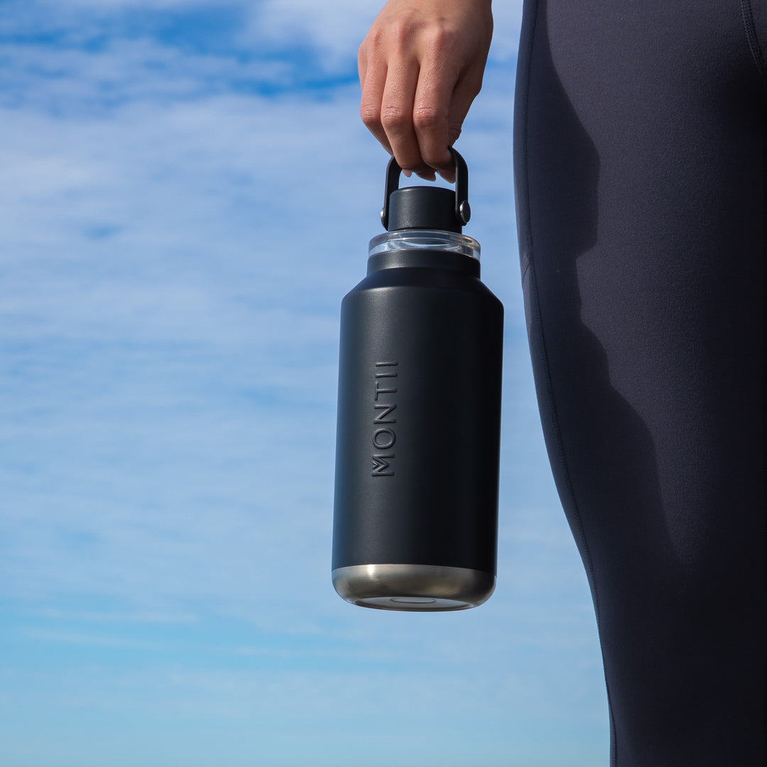 PRE-ORDER - MontiiCo Quench Drink Bottle - 1L - Midnight