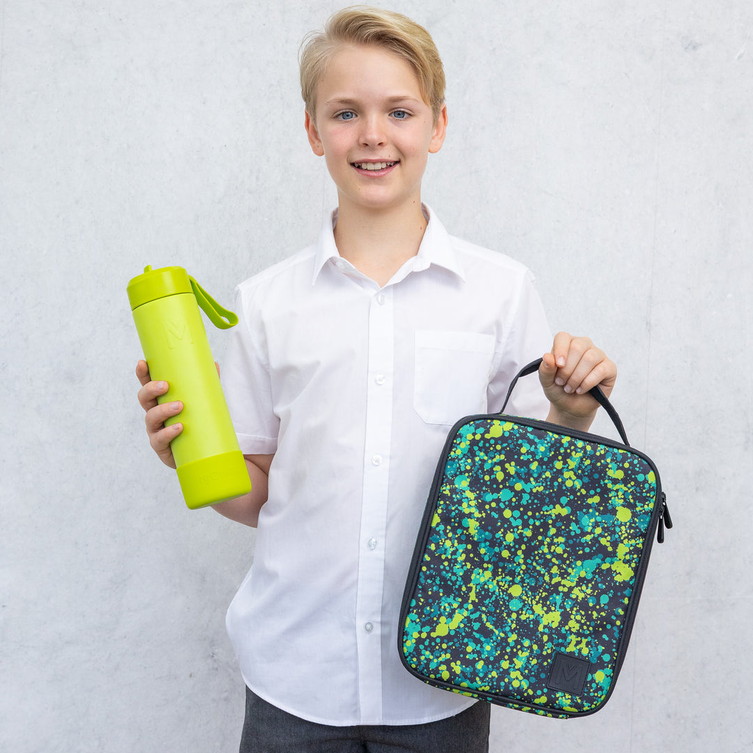 MontiiCo Large Insulated Lunch Bag - Splat