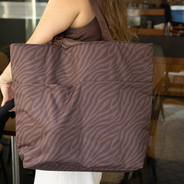 PRE-ORDER MontiiCo Insulated Tote Bag - Zebra