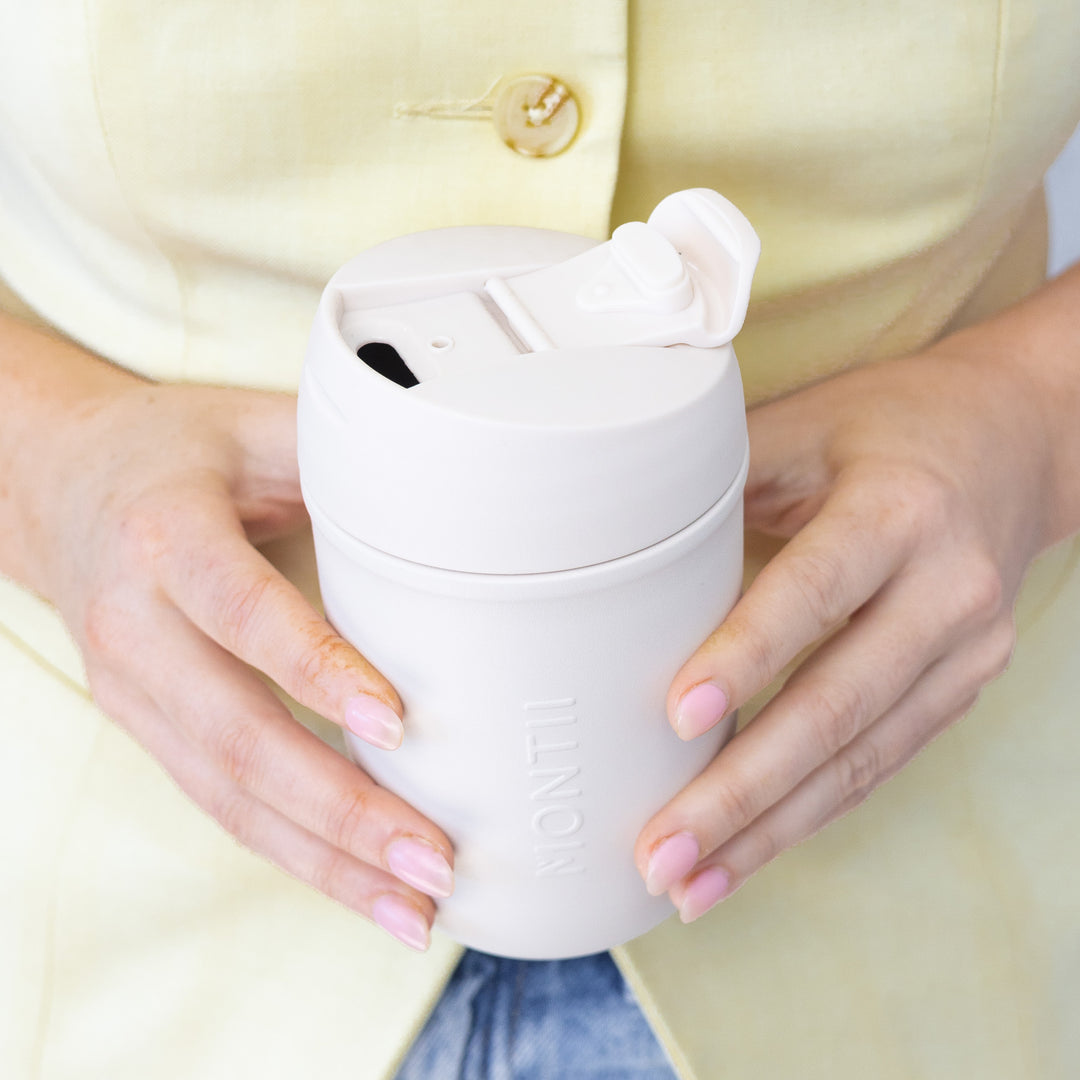 PRE-ORDER MontiiCo Roam Travel Cup - Cream