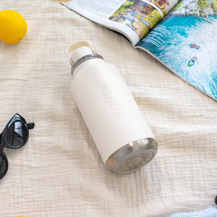 PRE-ORDER - MontiiCo Quench Drink Bottle - 1L - Cream