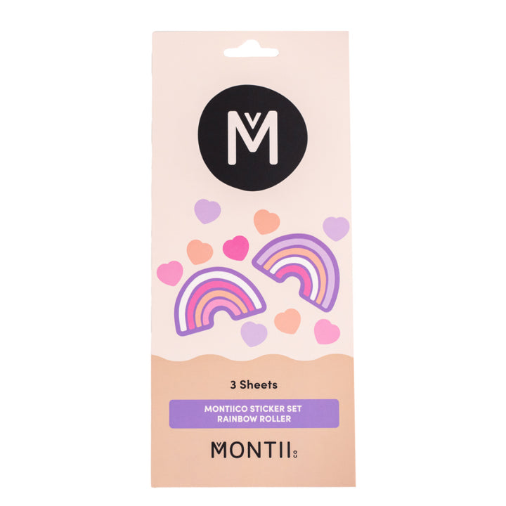 MontiiCo Sticker Set - Rainbow Roller