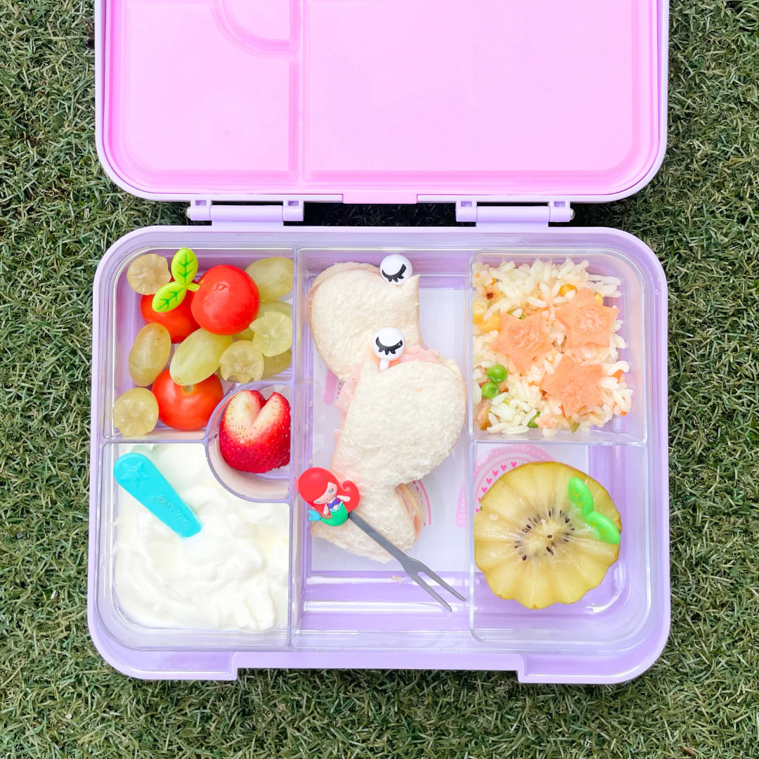 Mum Made Yum Large Bento Lunch Box - Violet Ballerina