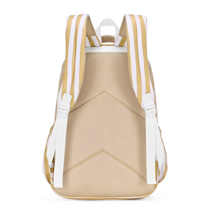 Kinnder Campus School Backpack - Mustard Stripe