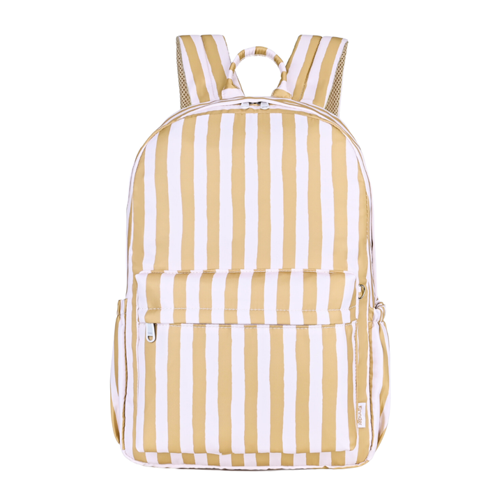 Kinnder Junior Kindy/School Backpack - Mustard Stripe