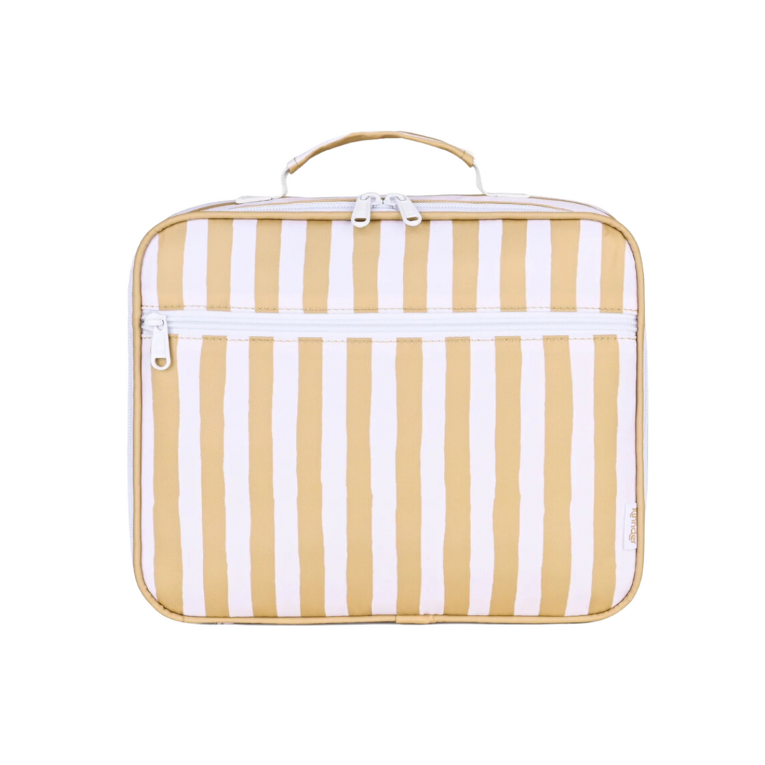 Kinnder MINI Insulated Lunch Bag - Mustard Stripe