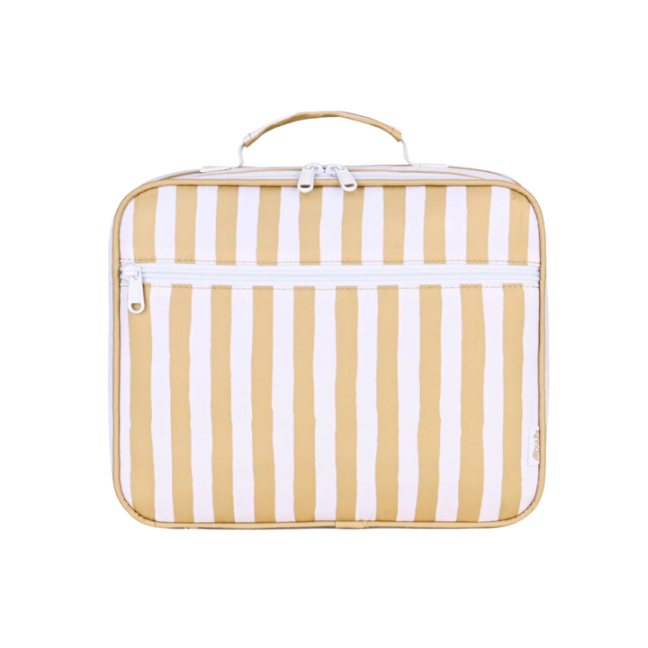 Kinnder MINI Insulated Lunch Bag - Mustard Stripe